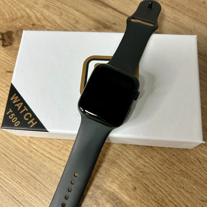 Розумний годинник Смарт годинник Smart Watch T500 із сенсорним екраном та пульсометром Одесса - изображение 3