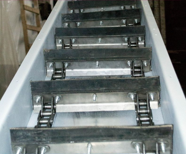 Скребковый транспортер для опилки. Двухрядные скребковые транспортеры для подачи опилки. Київ - зображення 9