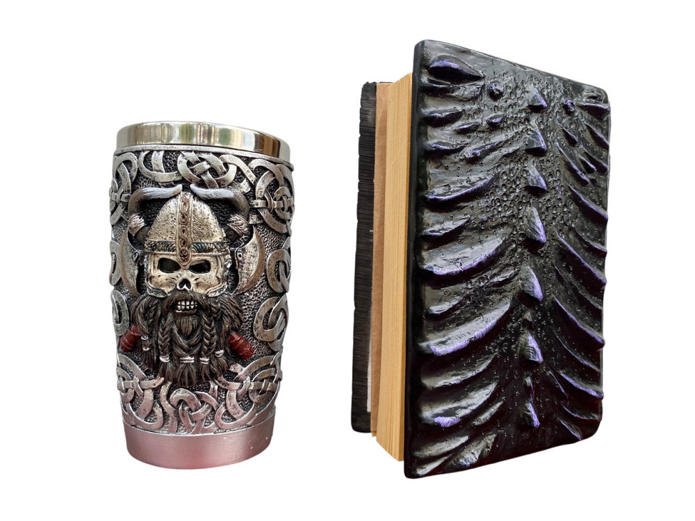 Подарочный набор Стакан 3 Викинг Рыцарь и Блокнот 3 «Око Иллюзий» Київ - зображення 2