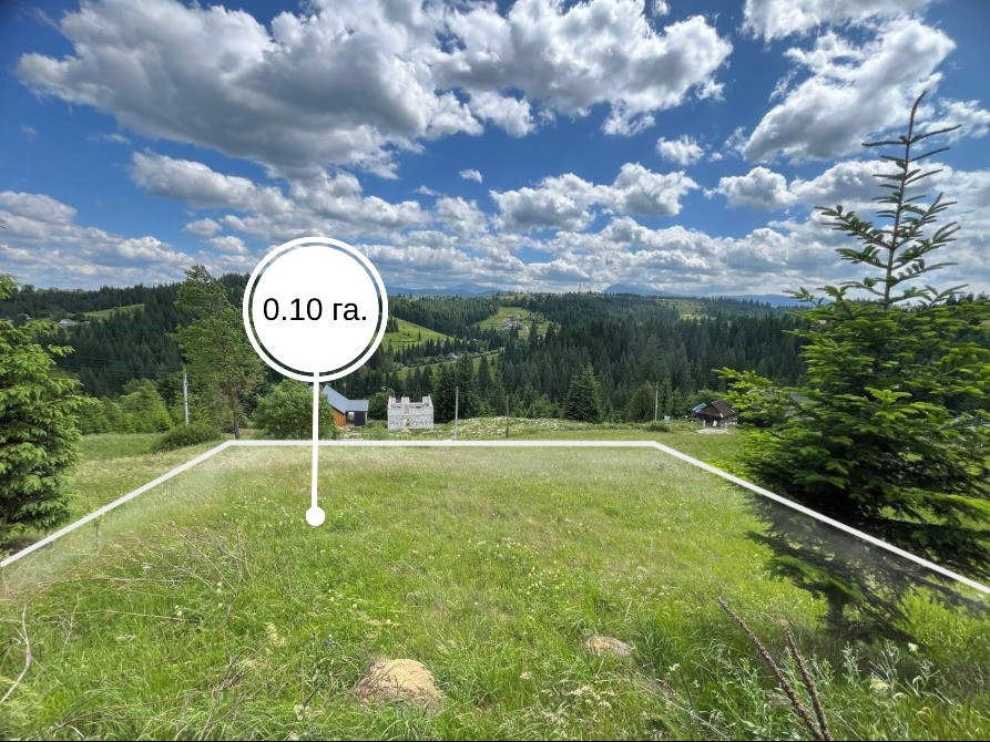 Земельна ділянка в Яблуниці (Буковель) 0.10 га Яремче - зображення 1