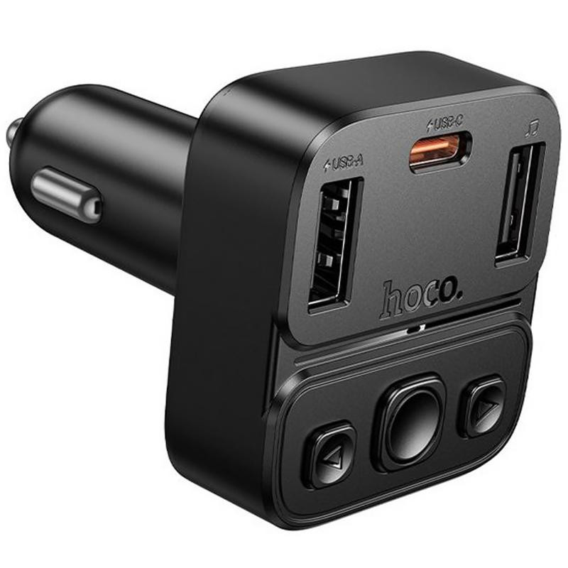 АЗУ FM модулятор Hoco E87 Delta 35W (1USB-A/1C) Херсон - зображення 2