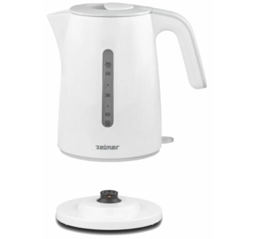 Электрочайник Zelmer ZСK7621 1,7 л белый Київ - зображення 2