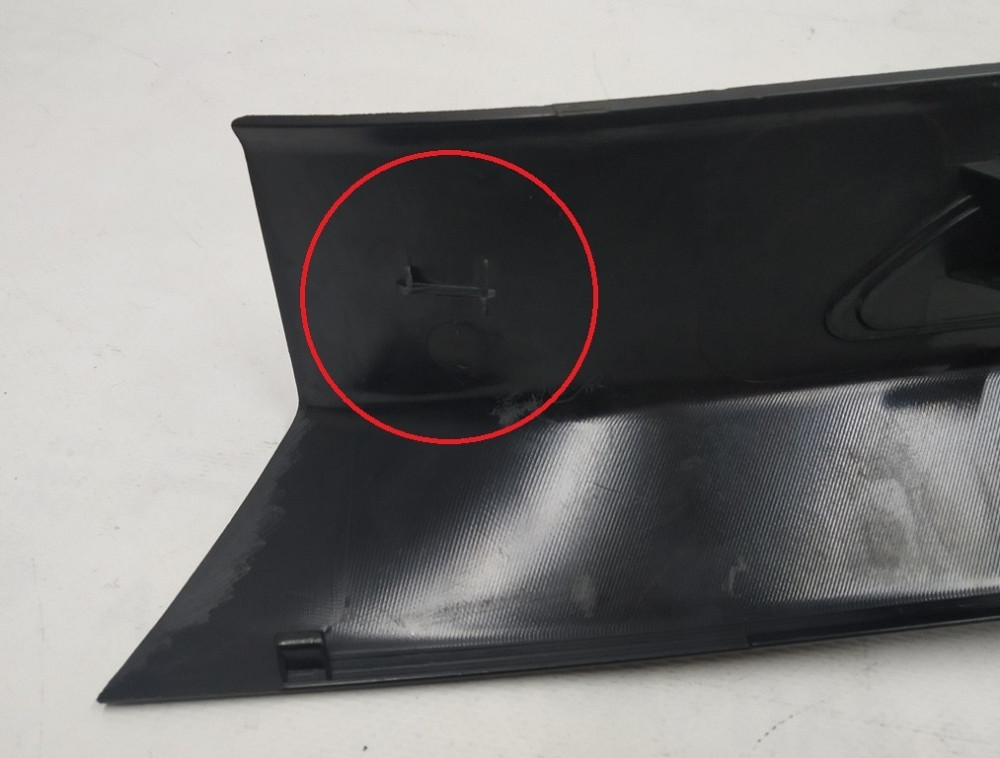 Облицовка порога стойки А нижняя правая (со вставкой) с повреждением Tesla model S, model S REST 103 Київ - зображення 4