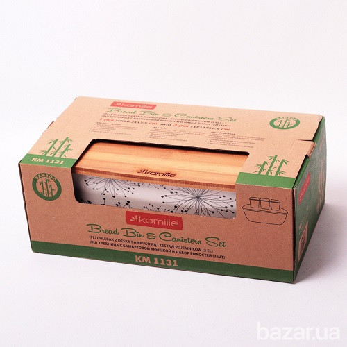 Хлебница Kamille с 3 дополнительными ёмкостями (KM 1131) Одесса - изображение 9