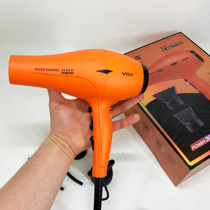 Фен VGR V-406 ORANGE 3000Вт Харьков - изображение 1