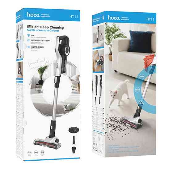 Беспроводной аккумуляторный пылесос Hoco HY11 with roller brush Херсон