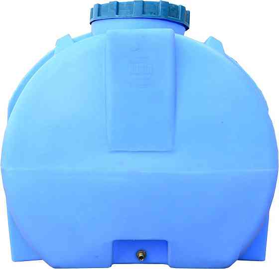 Емкость 1000 л горизонтальная ГО ПБ голубая Київ