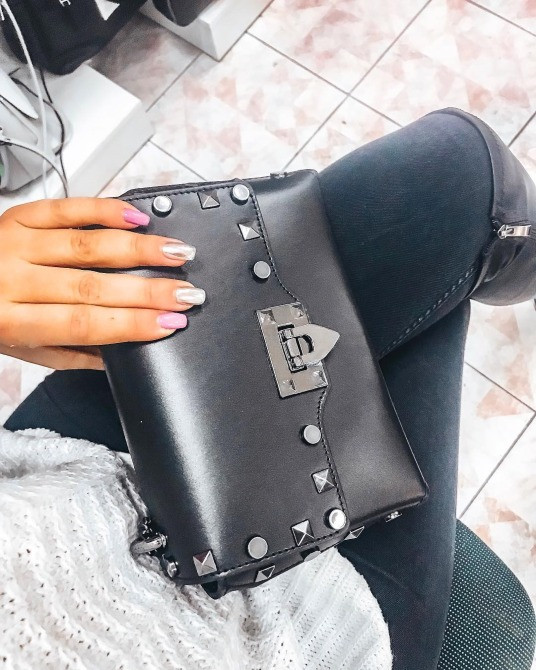 Шкіряна крос боді сумка жіноча Італія люкс маленька сумочка в гладкій шкірі TS000012 Київ - зображення 3