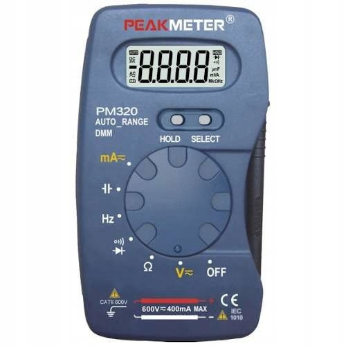 Мультиметр портативный с функцией измерения ёмкости и частоты PeakMeter PM320 Харьков - изображение 3
