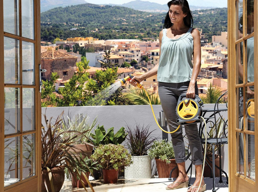 Катушка для шланга HoZelock 2425 Pico Reel с шлангом Киев - изображение 4