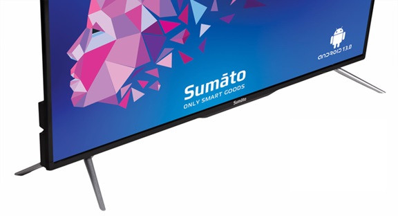 Телевизор SUMATO Smart TV 43UTS03 43 дюйма черный Київ - зображення 4
