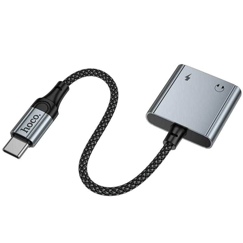 Переходник Hoco UPA34 Type-C to Type-C + 3.5mm Херсон - зображення 4