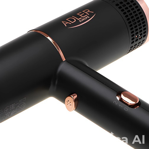 Фен для сушки волос Adler AD 2278 1400 Вт черный Київ - зображення 7