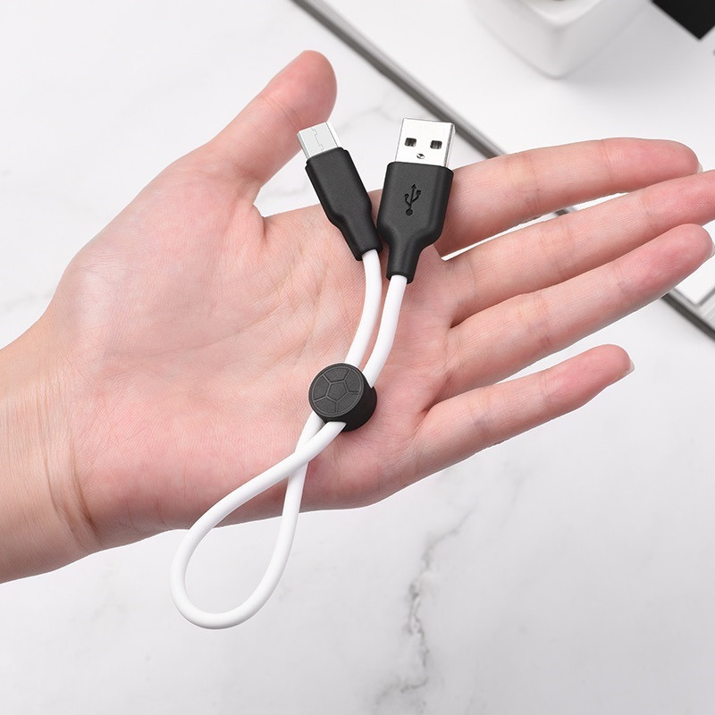 Дата кабель Hoco X21 Plus Silicone MicroUSB Cable (0.25m) Херсон - изображение 3
