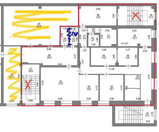 долгосрочная аренда офисное помещение Киев, Соломенский, 71000 грн./мес. Киев