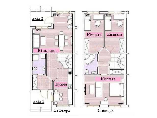 продажа 4-к таунхаус Бориспольский, Счастливое, 65000 $  - изображение 3