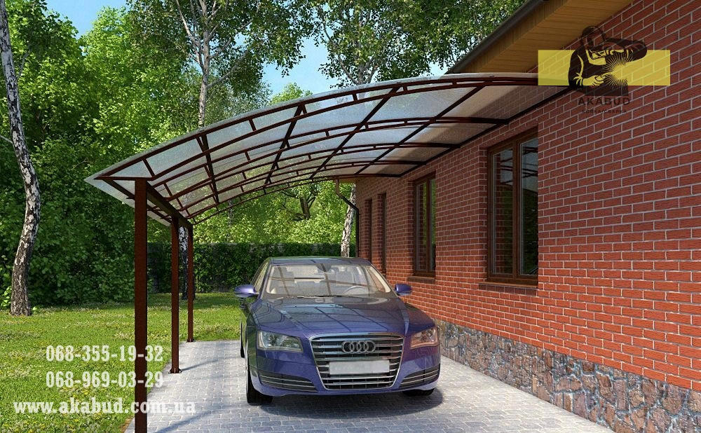 Навіс для автомобіля. Навіс для авто. Розпашні ворота Кривий Ріг - зображення 4