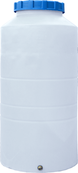 Емкость 250 л вертикальная ВО ПБ белая Киев - изображение 4