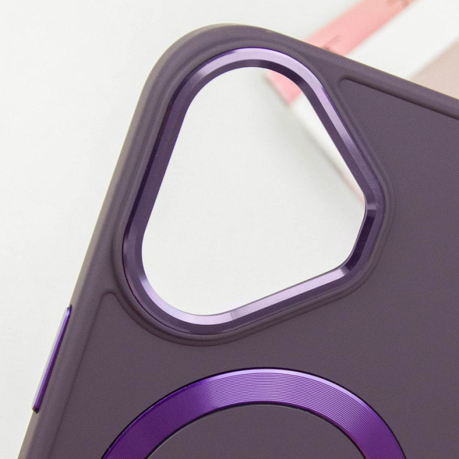 TPU чехол Bonbon Metal Style with MagSafe для Apple iPhone 16 (6.1") Херсон - зображення 10