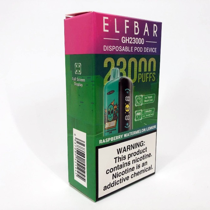 ПОД ELF BAR GH 5% 23000 тяг, Малина Кавун Лимон Київ - зображення 4