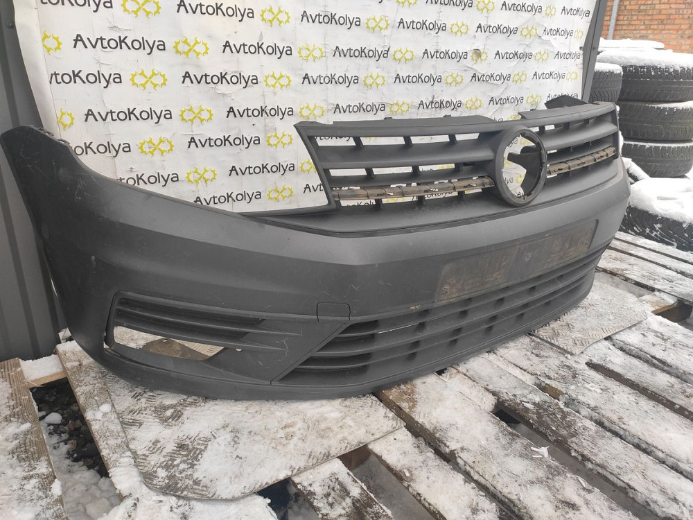 Бампер передний Volkswagen Caddy 2010-2015 Ковель - изображение 7