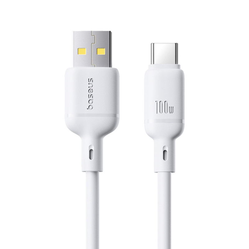 Дата кабель Baseus Silky Series OS Fast Charging USB to Type-C 100W (2m) (P10377703) Херсон - изображение 1