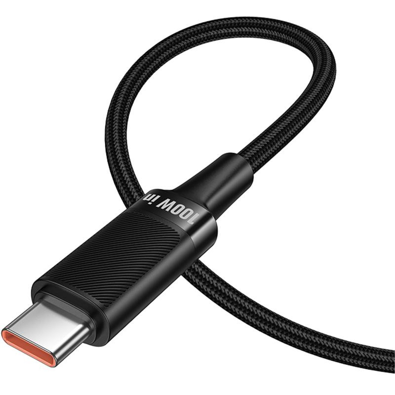 Дата кабель Hoco U153 Extreme Type-C to Type-C 100W (1.2m) Херсон - зображення 5