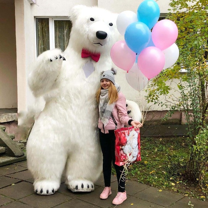 Белый медведь Ивано Франковск ростовая кукла аниматор Ивано-Франковск - изображение 4