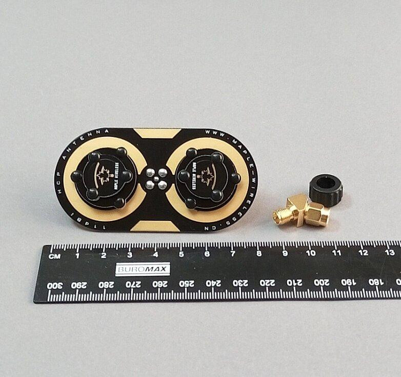 Антенна 5,8 ГГц 10W 11 dBi RHCP FPV «Кленовый лист» c круговой поляризацией, SMA разъем Дніпро - зображення 2