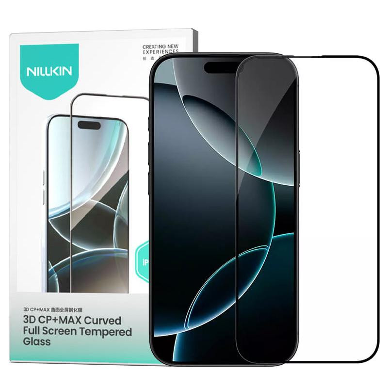 Защитное стекло Nillkin (CP+ max 3D) (full glue) для Apple iPhone 16 Pro Max (6.9") Херсон - зображення 9
