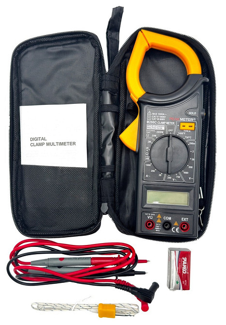 Цифровые токовые клещи с термопарой PeakMeter M266C Харьков - изображение 9