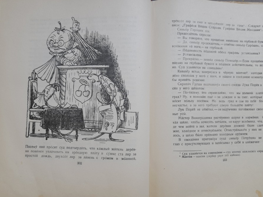 Джанни Родари Приключения Чиполлино 1957 Ташкент худ Сутеева сказки Запорожье - изображение 5