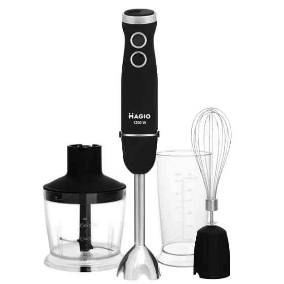 Блендер погружной Magio MG-655 1200 Вт черный Київ