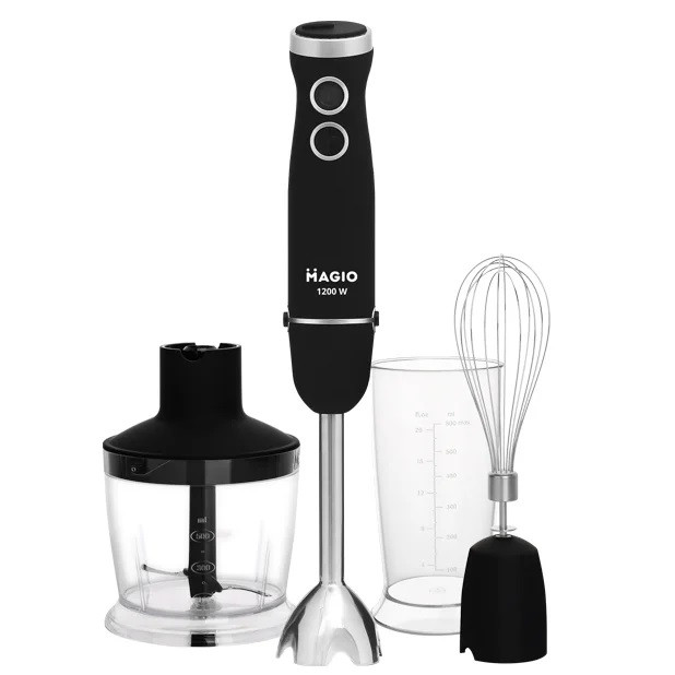 Блендер погружной Magio MG-655 1200 Вт черный Київ - зображення 5