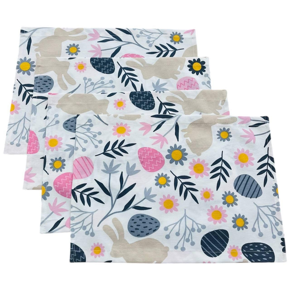 Салфетки Пасхальный Кролик 4 штуки серые Одеса - зображення 4