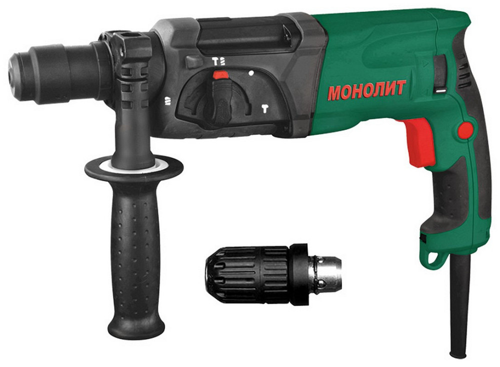 Перфоратор МОНОЛИТ 3-х режимний 1050 Вт + патрон max 24 мм ПФ1-1050П Харків - зображення 1
