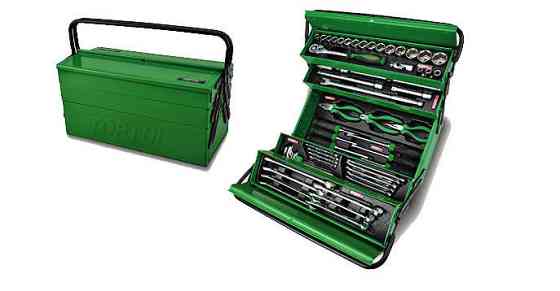 Ящик с инструментами TOPTUL (5 секций) 62ед. 1/2" GCAZ0057 Харків