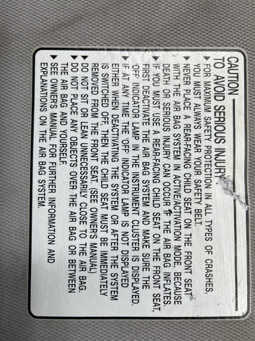 Козырек солнцезащитный левый Hyundai Santa fe CM 2.2 DIESEL D4HB 2005 (б/у) Київ - зображення 4