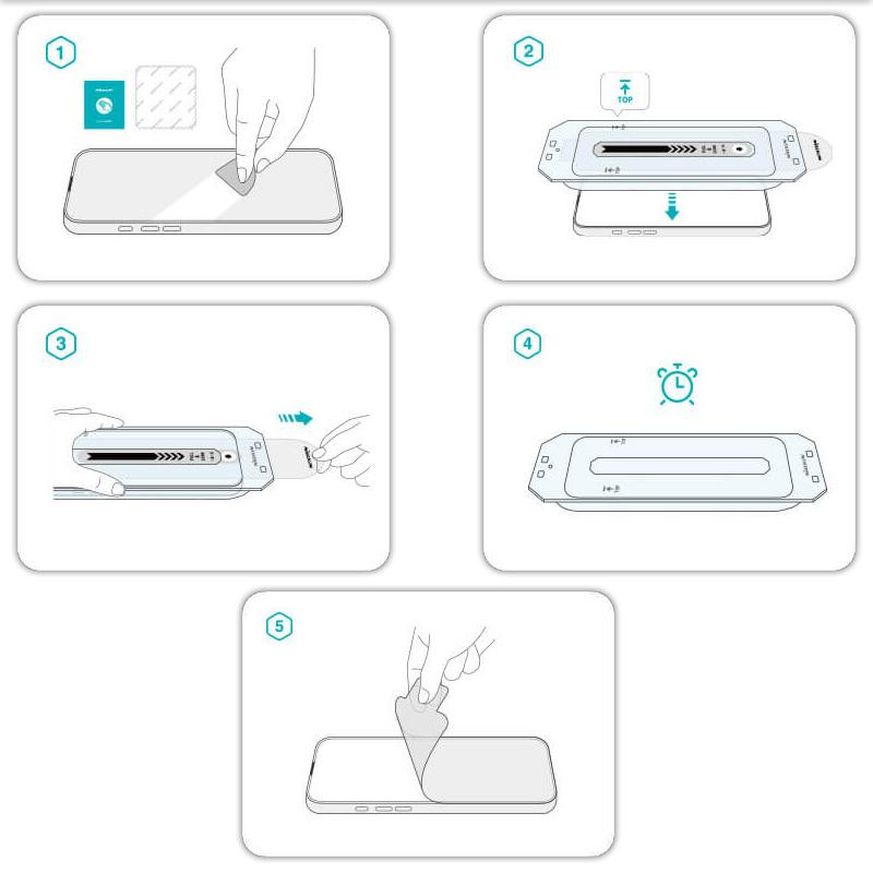 Защитное стекло Nillkin (CP+PRO) для Apple iPhone 16 Plus (6.7") (+ аппликатор) Херсон - зображення 5