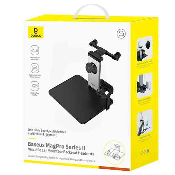 Автодержатель Baseus MagPro II Versatile для подголовника (C40272901121) Херсон