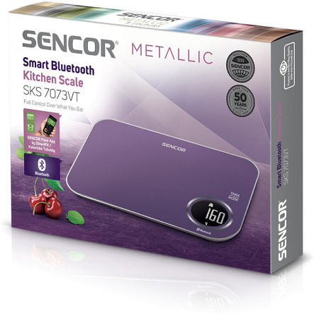 Весы кухонные Sencor SKS7073VT 5 кг фиолетовые Київ - зображення 8