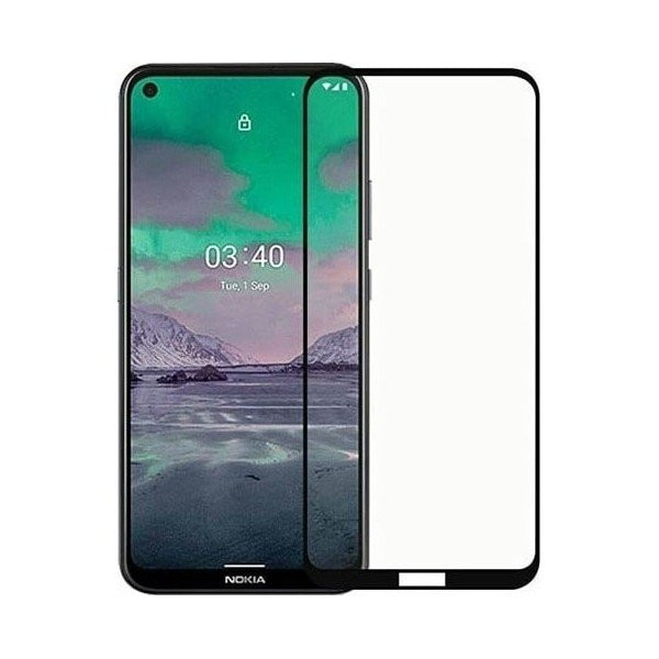 Захисне скло для Nokia 3.4 Black Premium (Код товару:17998) Харків - зображення 1
