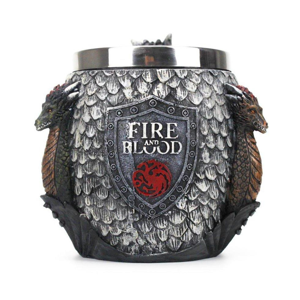 Кружка Чашка Бокал Игра Престолов Fire and Blood Targaryen 3D Дом Таргариен Таргариены Київ - зображення 9