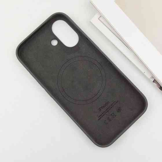 Чехол Silicone case (AAA) with Magsafe and Animation (button) для Apple iPhone 16 (6.1") Херсон