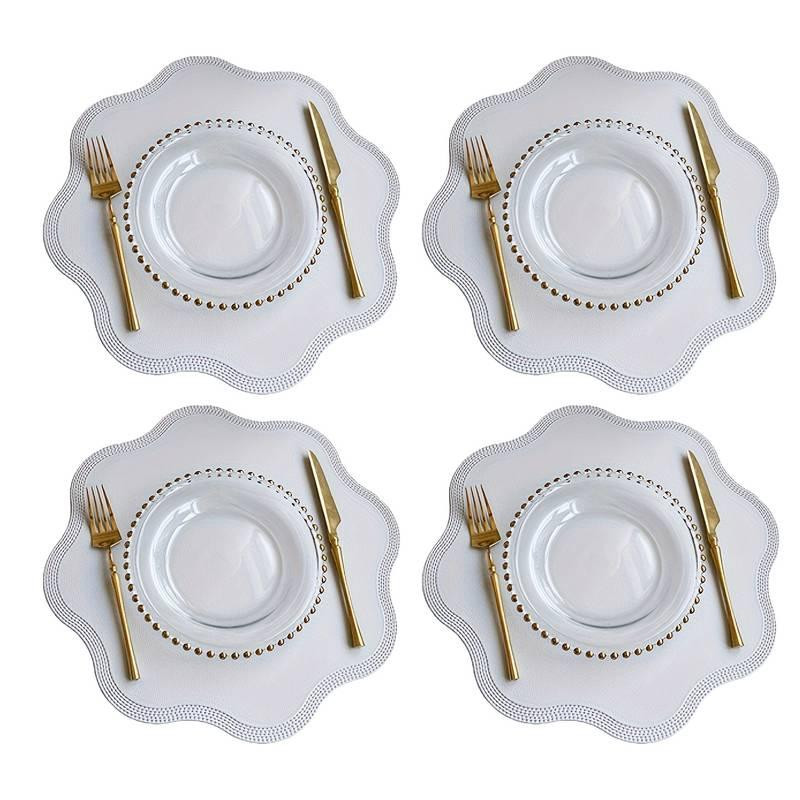 Плейсмат сервировочные Leeseph 38см 4шт серые Одеса - зображення 1