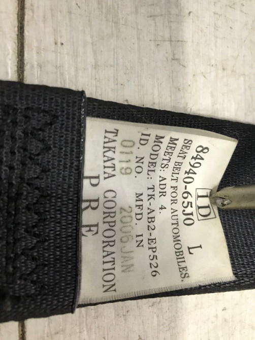 Ремень безопасности передний левый Suzuki Grand Vitara JT 2.0 БЕНЗИН J20A 2005 (б/у) Киев - изображение 5