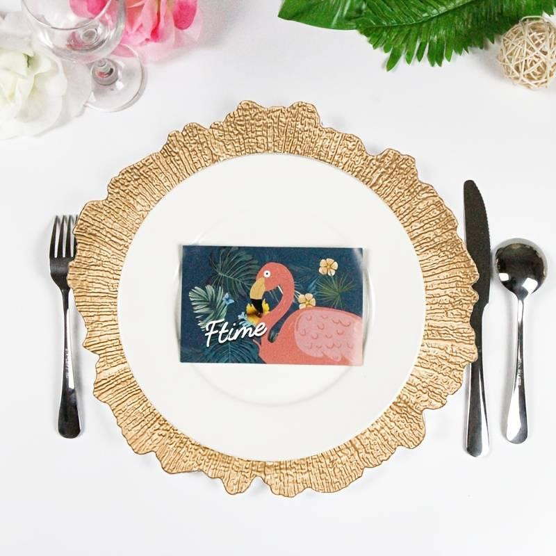 Подтарельник для сервировки Ø33см Leeseph золото 2 шт. Одеса - зображення 2