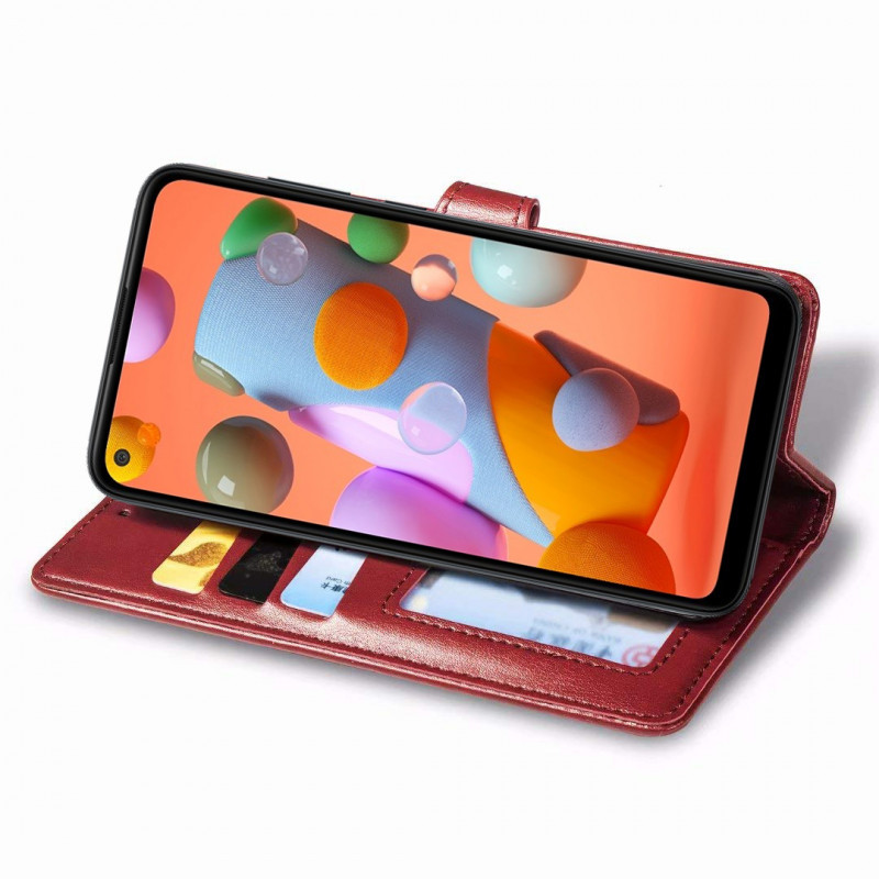 Кожаный чехол-книжка GETMAN Gallant (PU) для Samsung Galaxy A11 Херсон - зображення 4