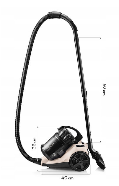 Пылесос Mozano Max СyСloniС AGD-ODK-С-03-SZA 4000 Вт бежевый Киев - изображение 8