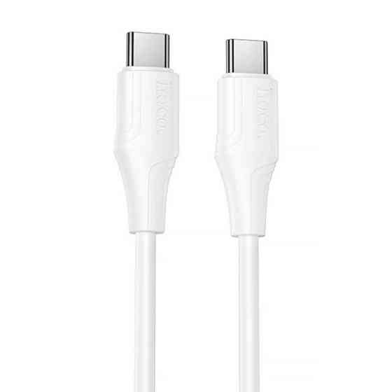 Дата кабель Hoco X124 Bien silicone Type-C to Type-C 60W (1m) Херсон